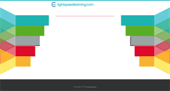 Desktop Screenshot of lightspeedlearning.com